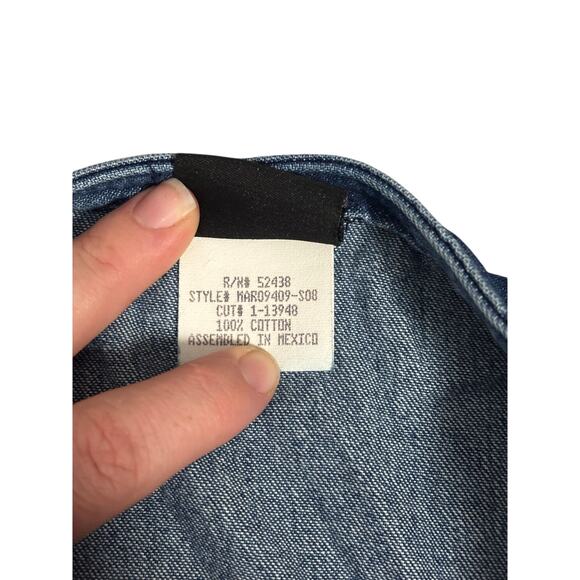 Vintage Studio VS Dark Wash Denim Maxi Skirt
Frayed Hem - Picture 5 of 7